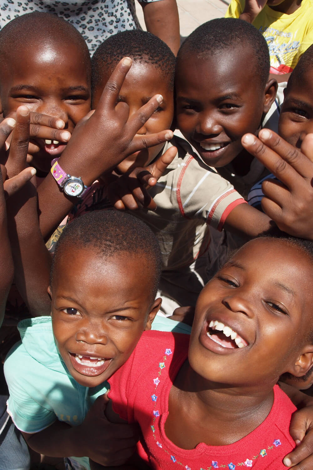 Photo d'enfants joyeux