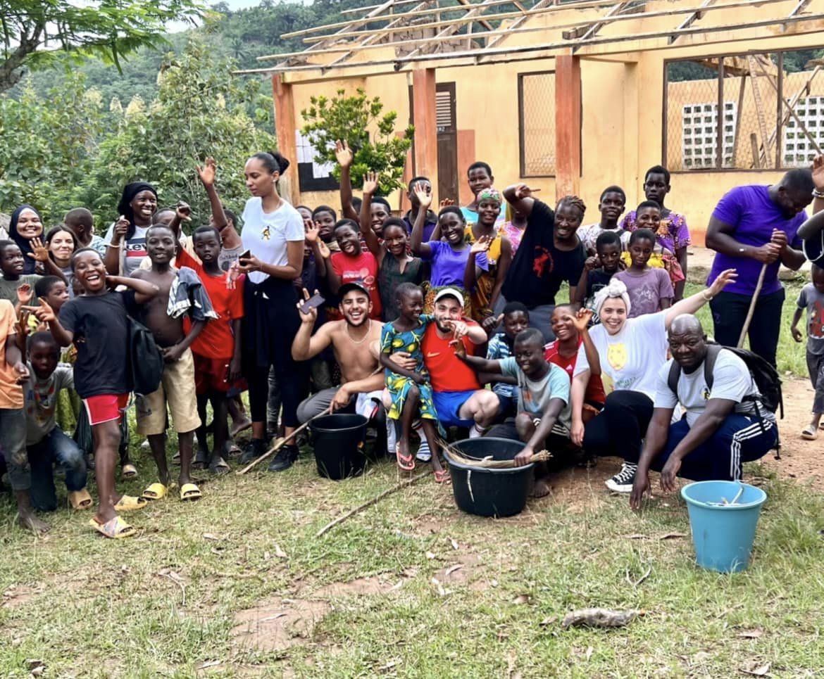 Première photo du chantier solidaire à Kuma